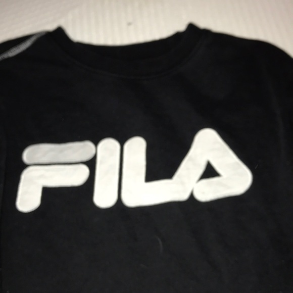 black fila pullover , size small , worn once - Picture 2 of 3